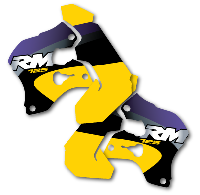 Suzuki Radiator 1998 Plastics Fairing Guard — Dirt Zaro Moto Australia