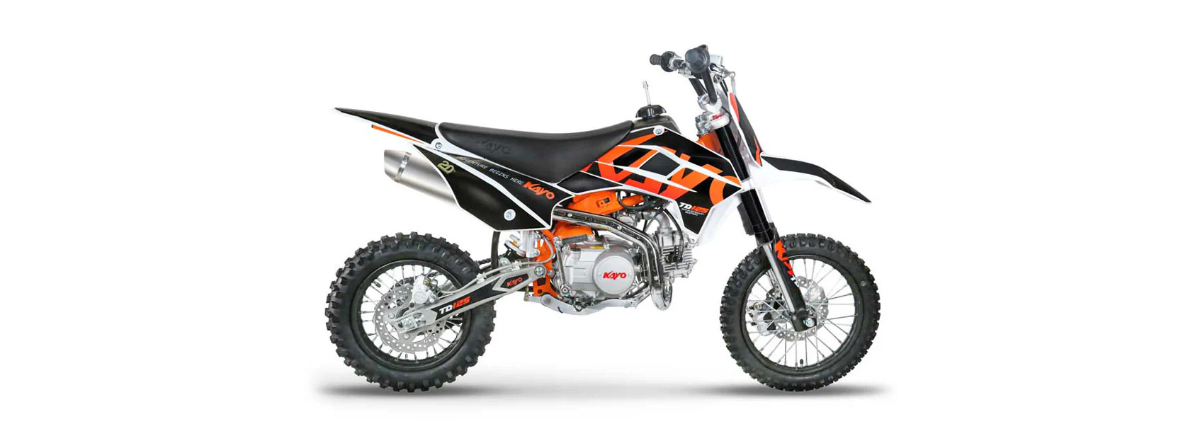 Kayo Td125cc Semi Auto – Small Wheel – New - Dirt Zaro Moto