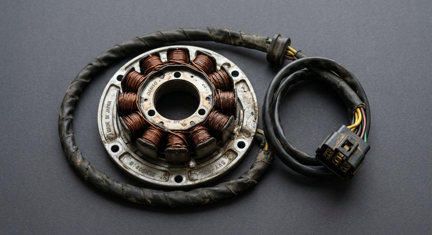 suzuki rm 85 2009 magneto stator cover — Suzuki RM 85 2009 Magneto Stator Cover